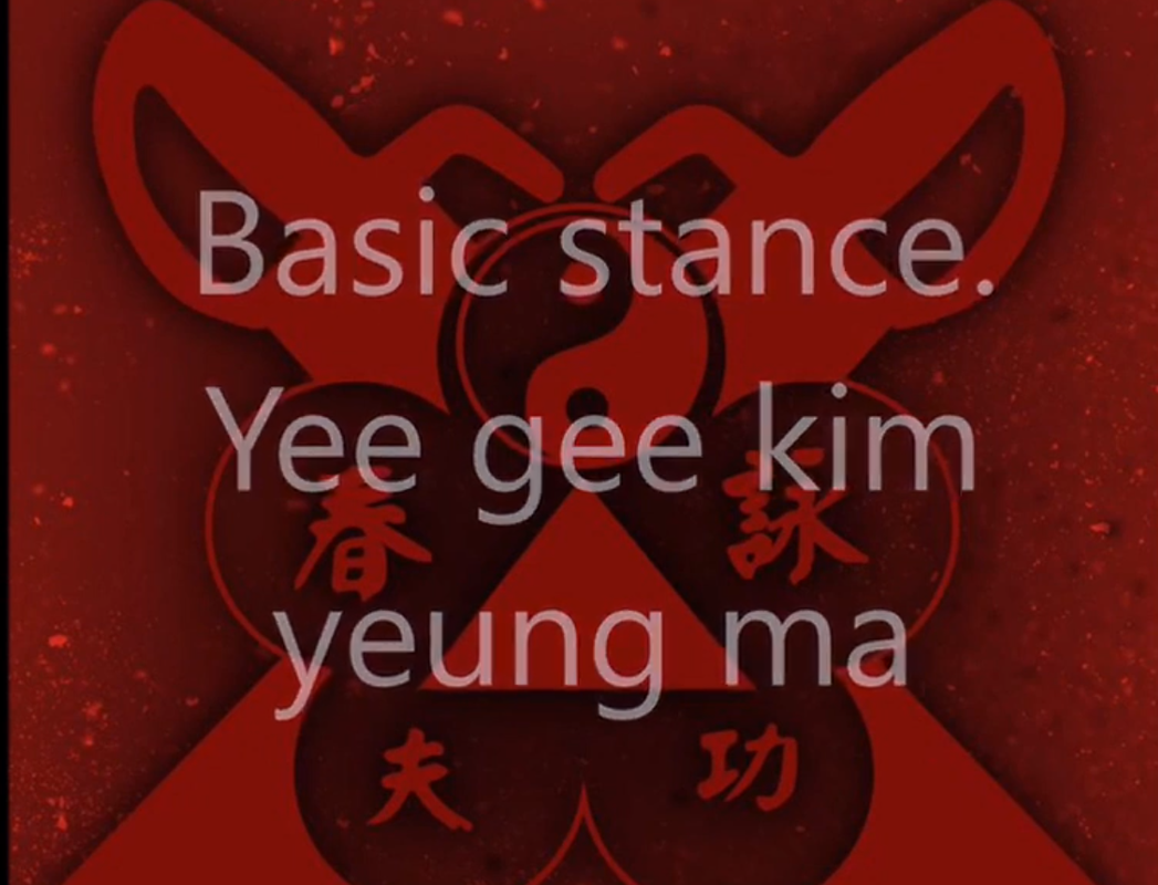 Basic Stance. Yee gee Kim Yeung Ma