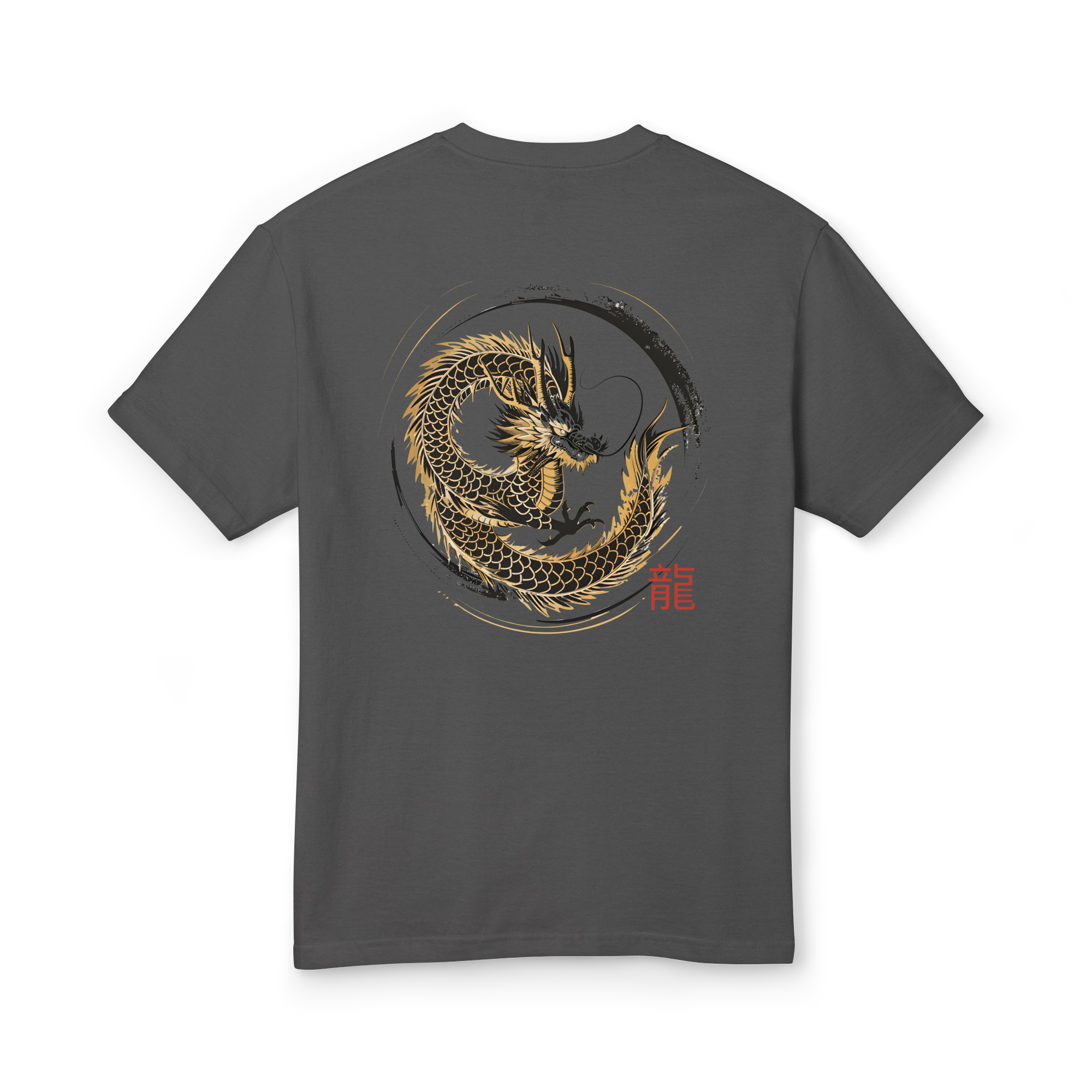 Celestial Dragon Heavyweight Graphic Tee – Martial Arts Lifestyle Streetwear - Image 2