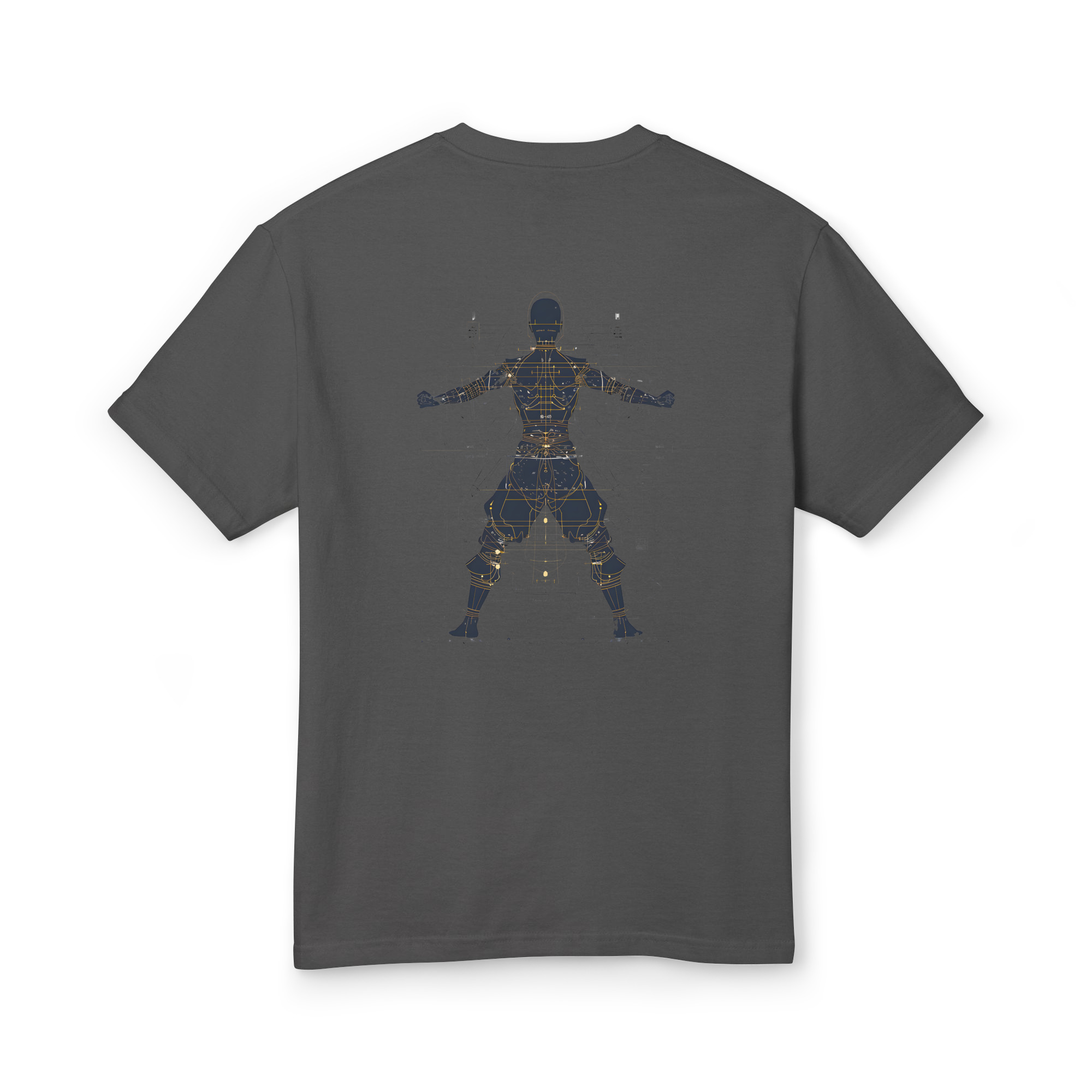 Wing Chun Biomechanical Blueprint Heavyweight Graphic Tee – Martial Arts Streetwear - Image 6