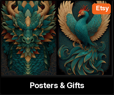 Posters and gifts on Etsy