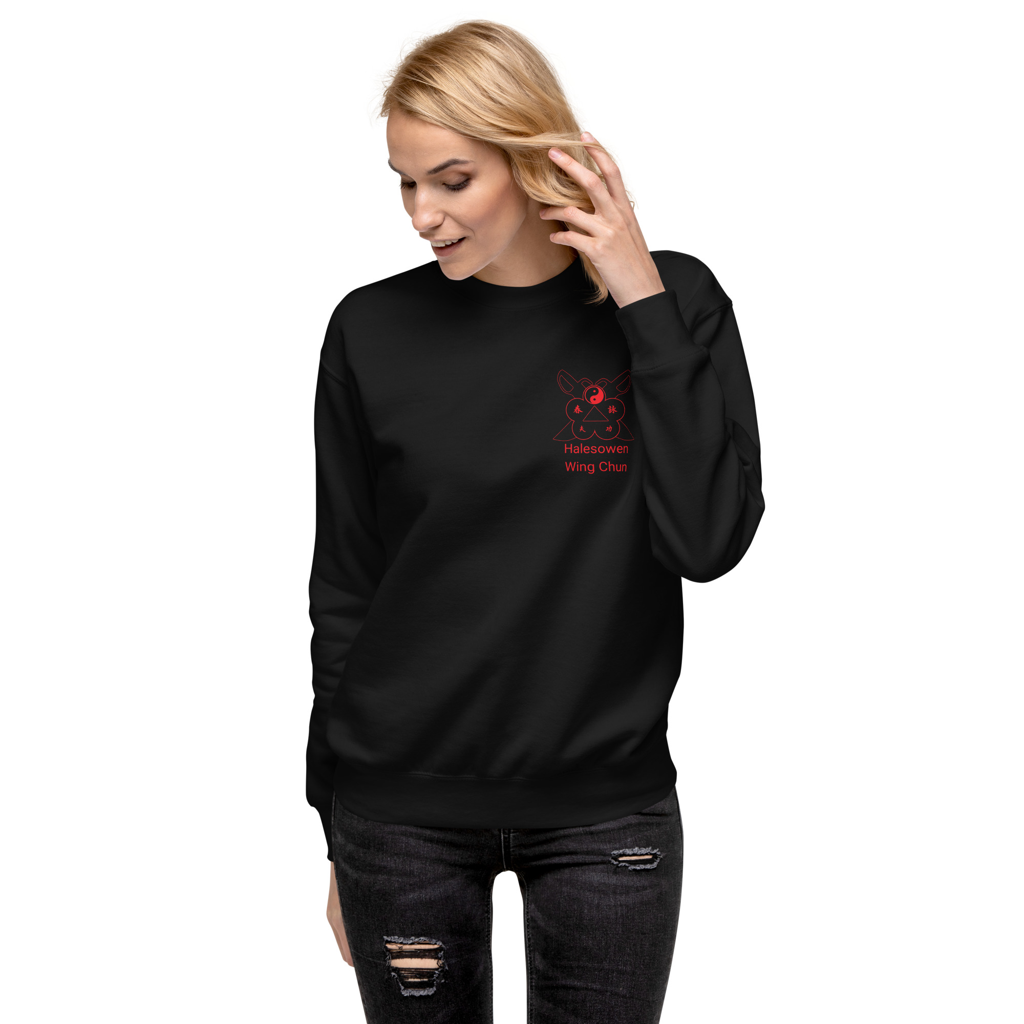 Wing Chun Halesowen Club Sweatshirt, Unisex, Black - Image 4