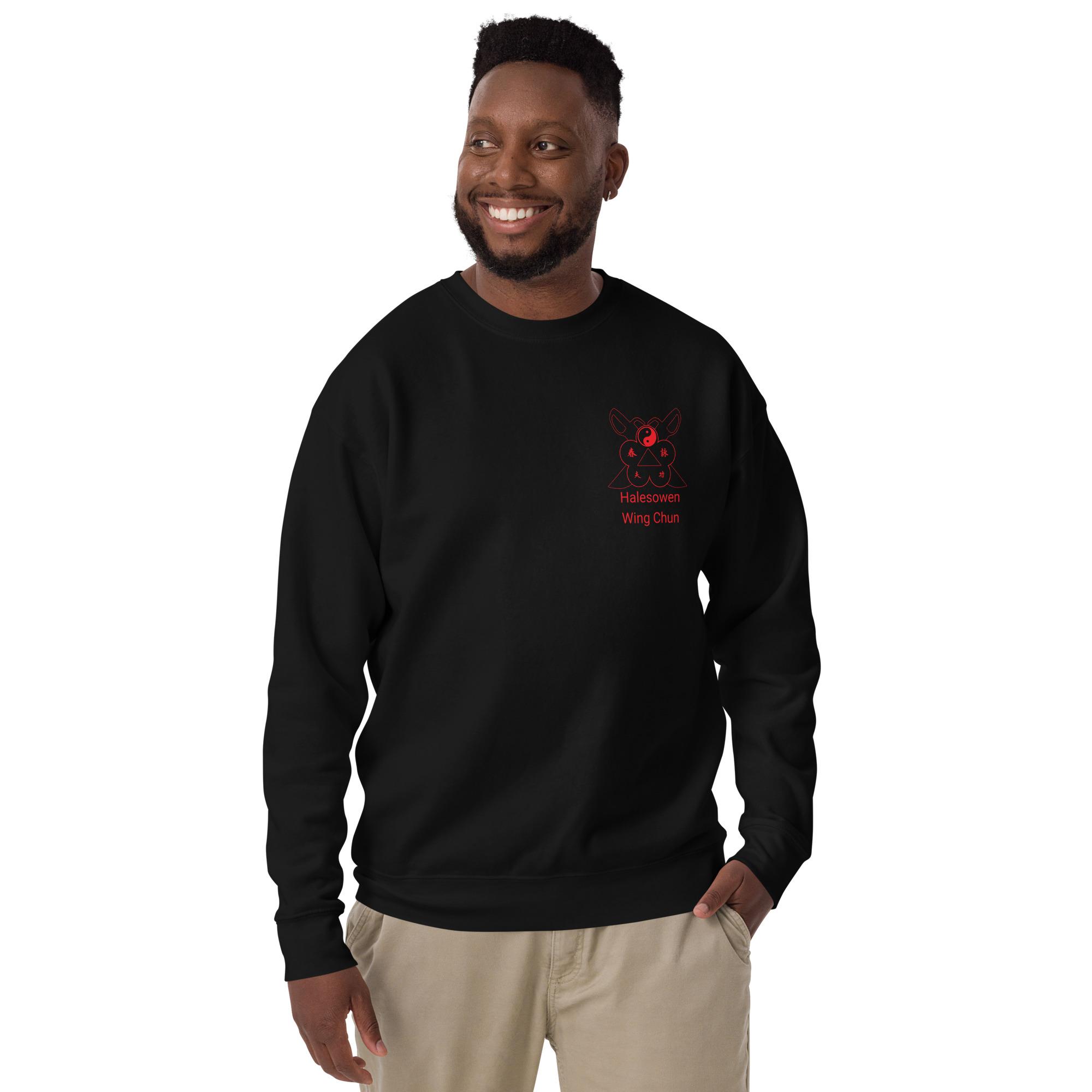 Wing Chun Halesowen Club Sweatshirt, Unisex, Black - Image 6