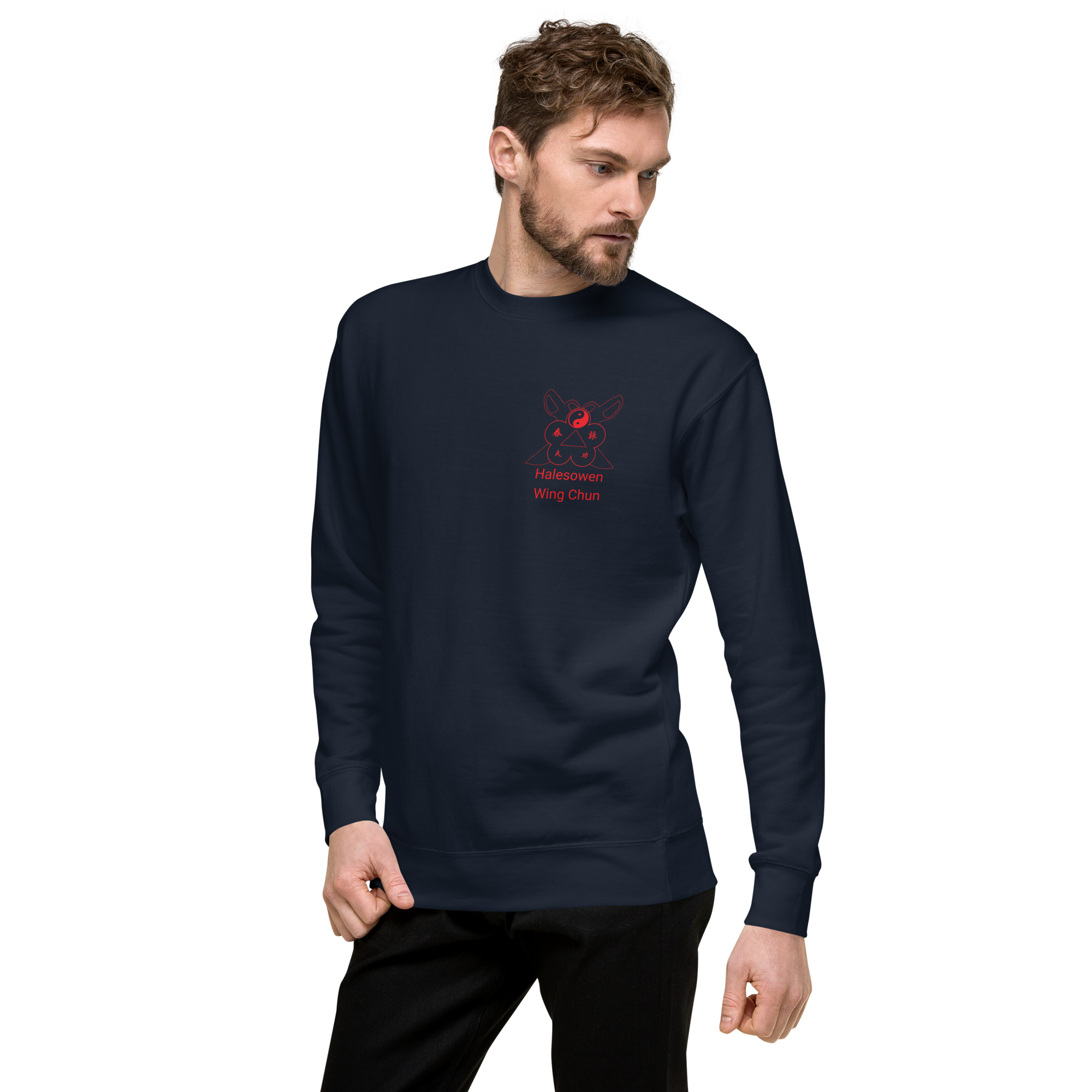 Wing Chun Halesowen Club Sweatshirt, Unisex, Black - Image 7