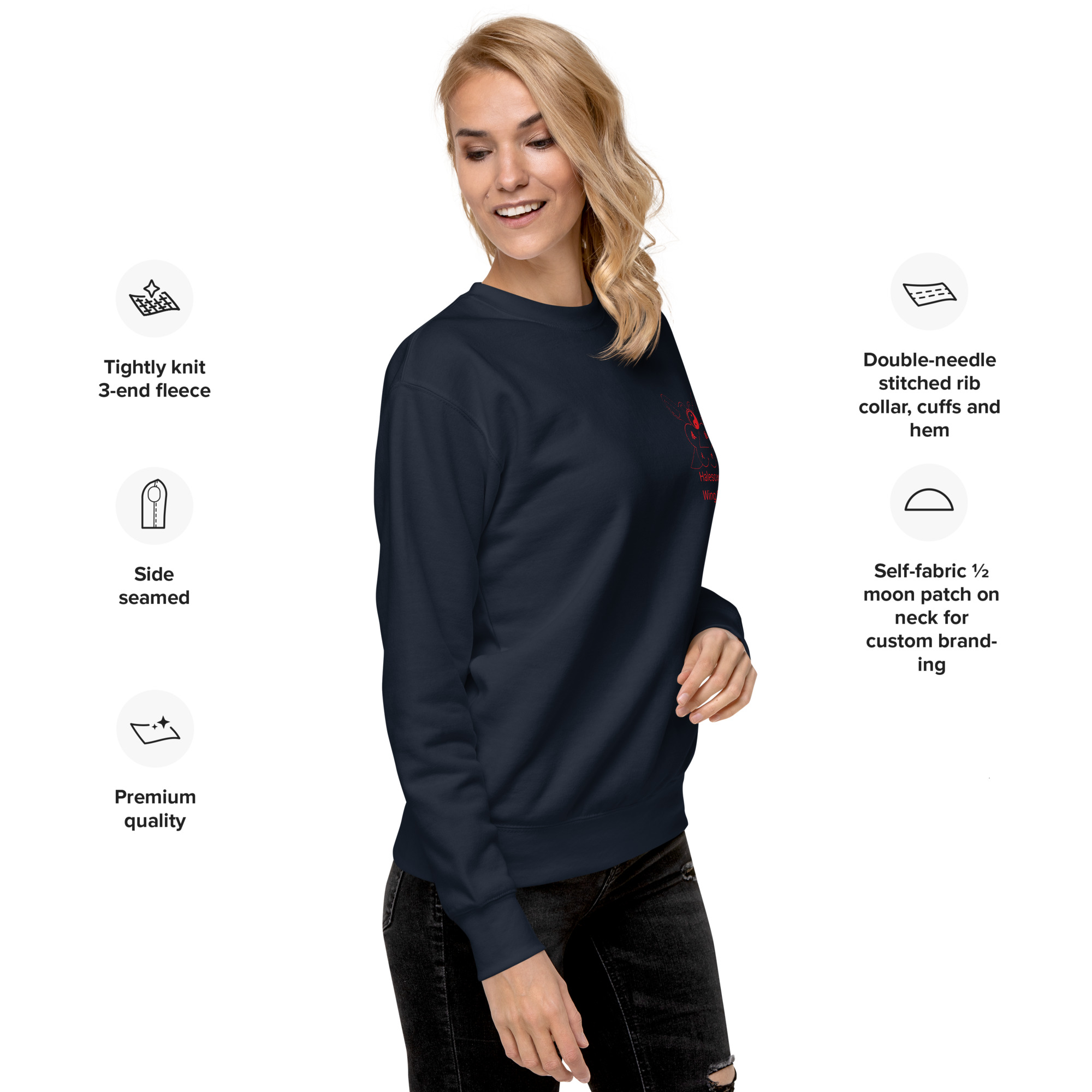 Wing Chun Halesowen Club Sweatshirt, Unisex, Black - Image 12